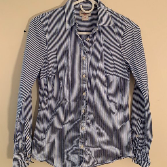 J. Crew XS Striped Button up Shirt - Picture 2 of 3